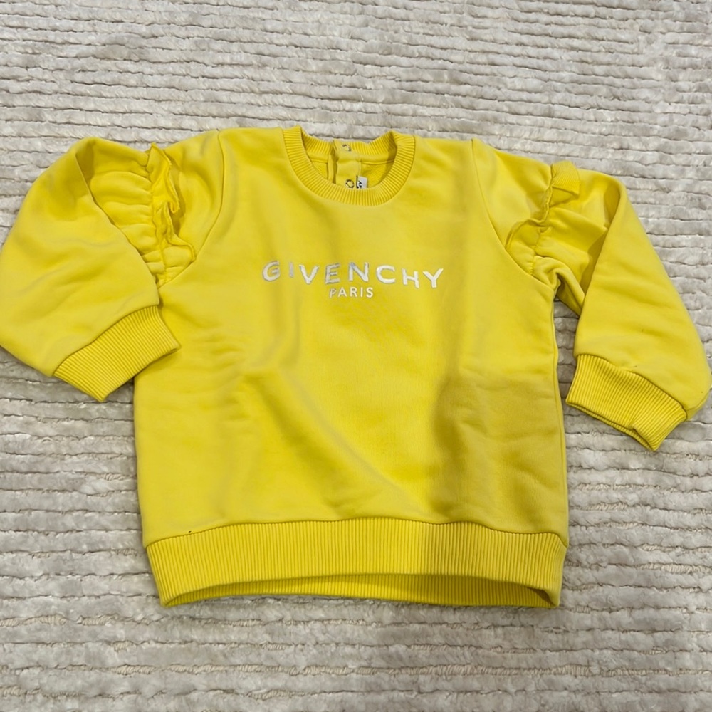 Givenchy yellow sweatshirt